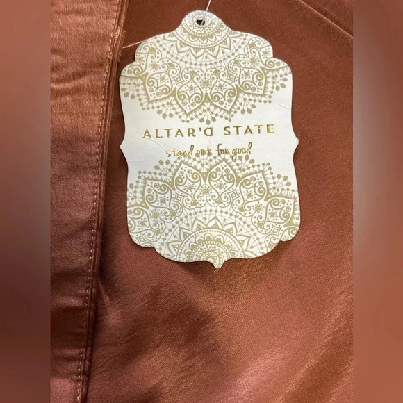 Altar'd State Copper Trousers - Picture 6 of 9